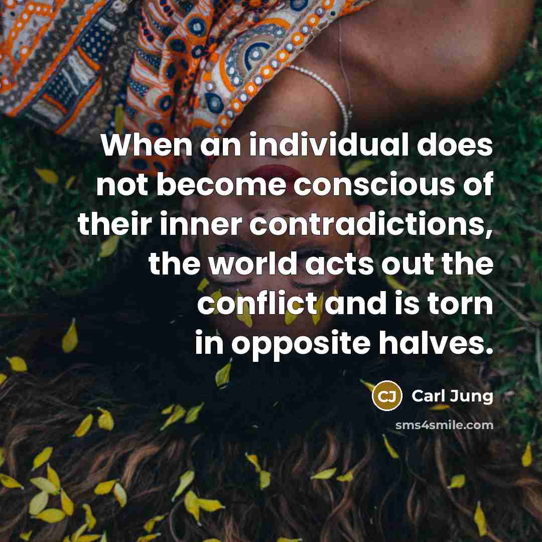 “When an individual does not become conscious of their inner…” quote by Carl Jung