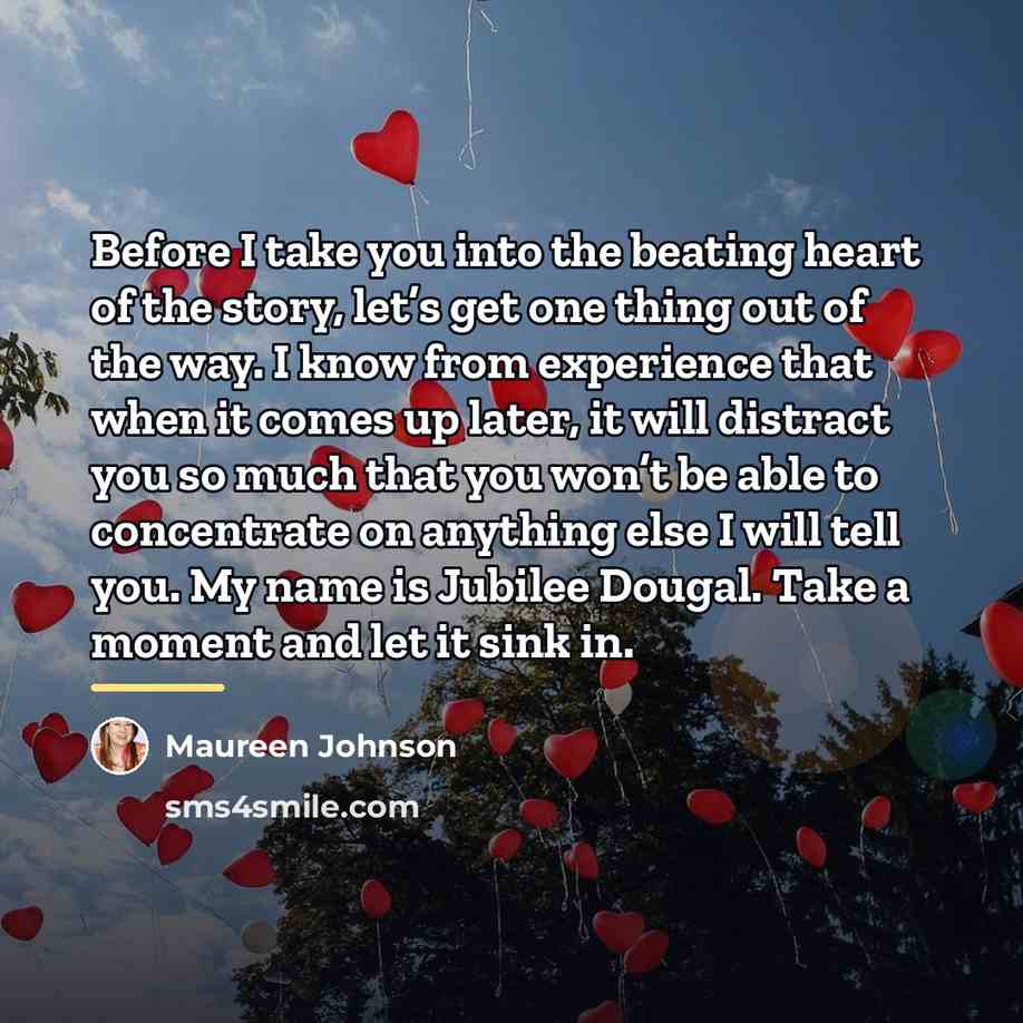 “Before I take you into the beating heart of the…” quote by Maureen Johnson