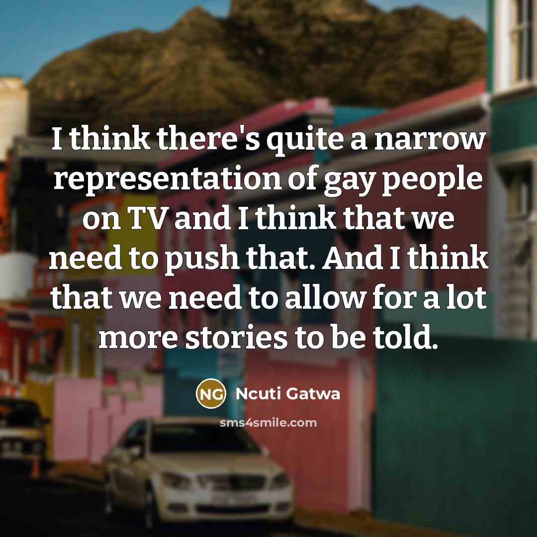 “I think there's quite a narrow representation of gay people…” quote by Ncuti Gatwa