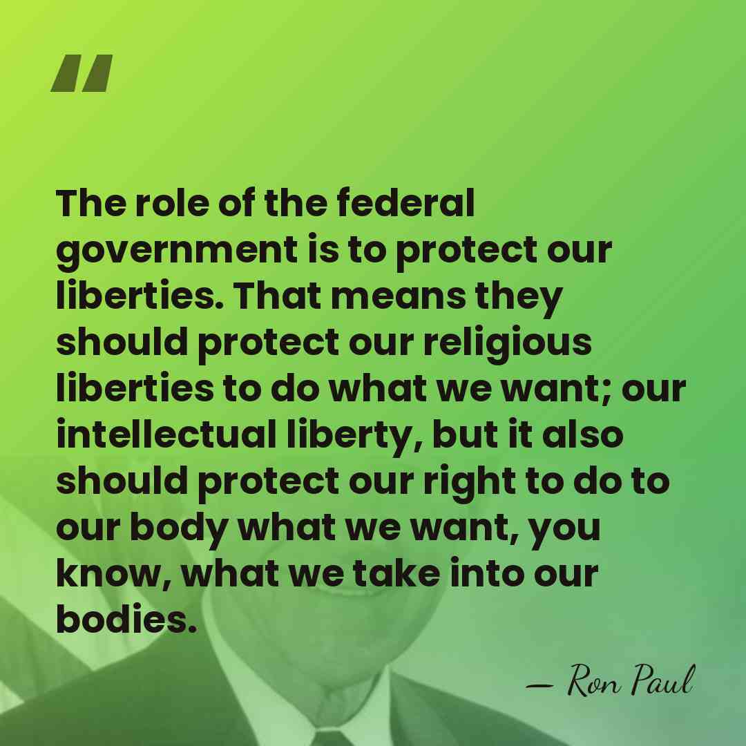 The role of the federal government is to protect our liberties. That&hellip; - Ron Paul