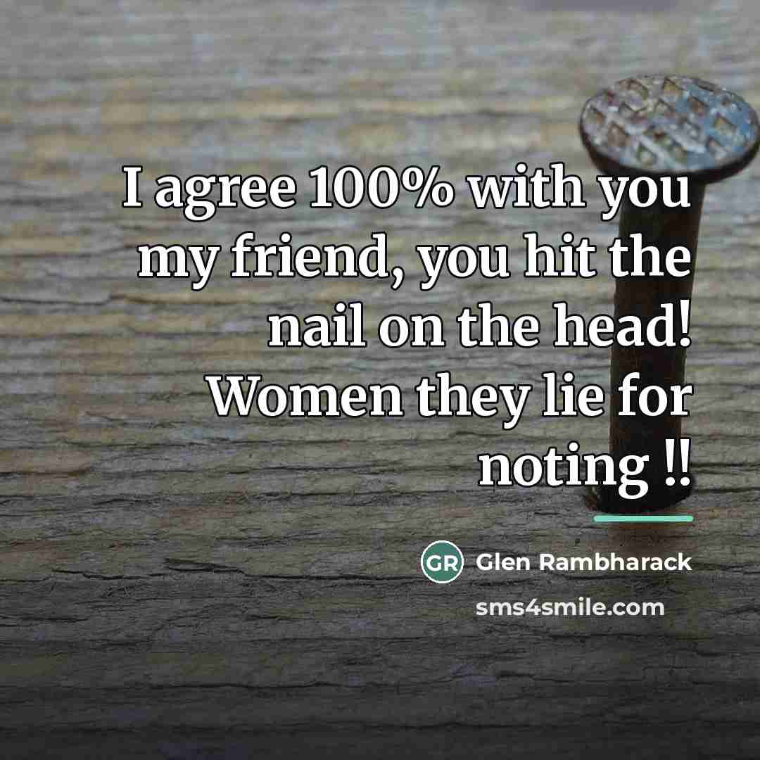 “I agree 100% with you my friend, you hit the…” quote by Glen Rambharack