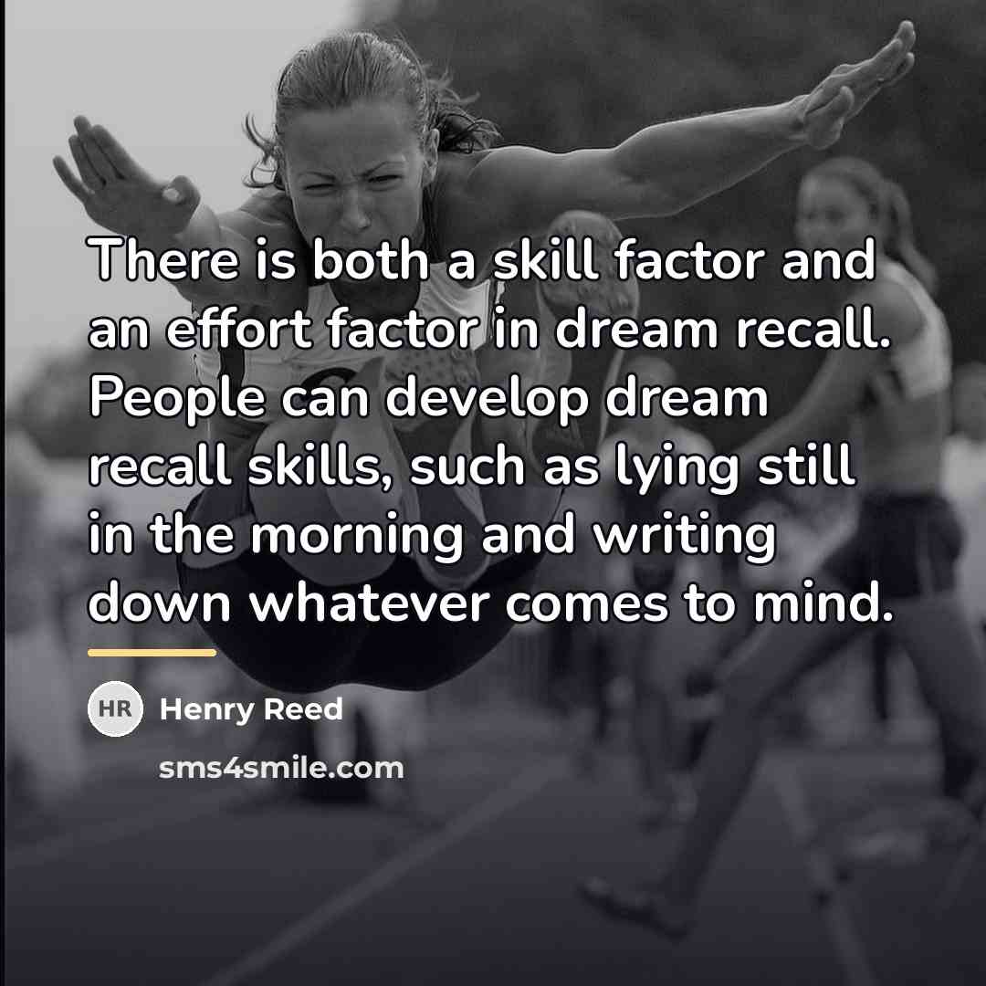 “There is both a skill factor and an effort factor…” quote by Henry Reed