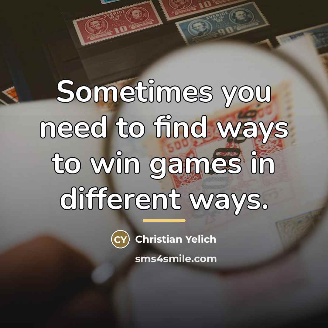 “Sometimes you need to find ways to win games in…” quote by Christian Yelich