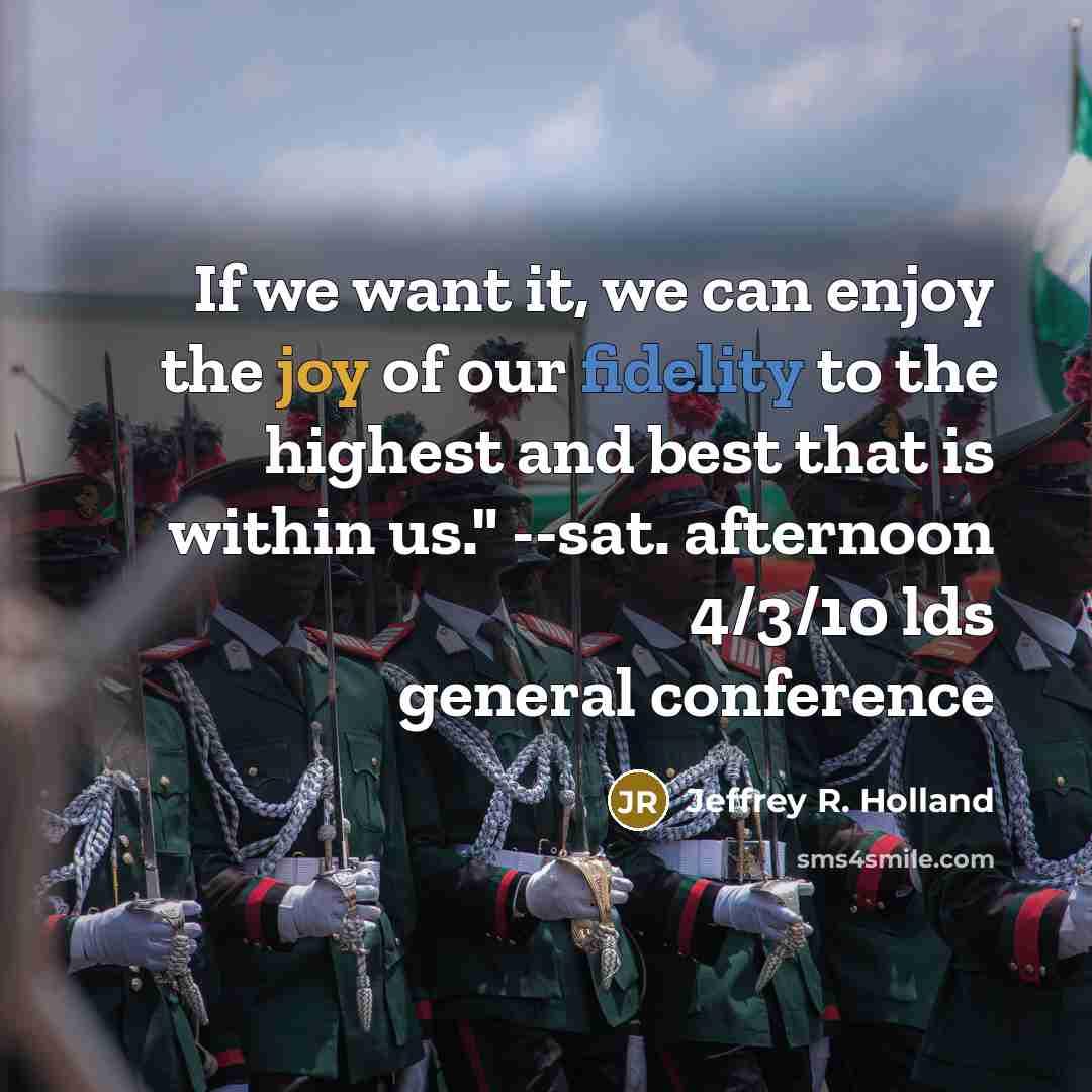 “If we want it, we can enjoy the joy of…” quote by Jeffrey R. Holland