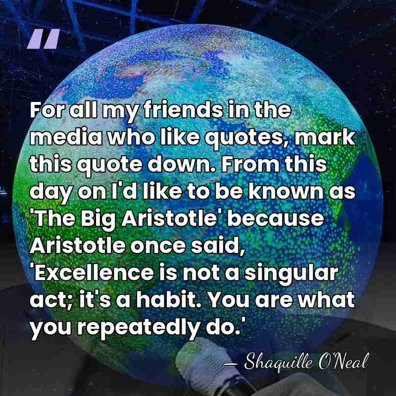 For all my friends in the media who like quotes, mark this&hellip; - Shaquille O'Neal