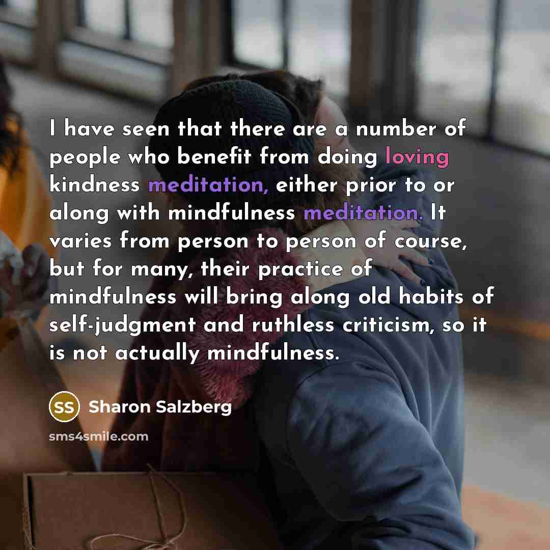 “I have seen that there are a number of people…” quote by Sharon Salzberg