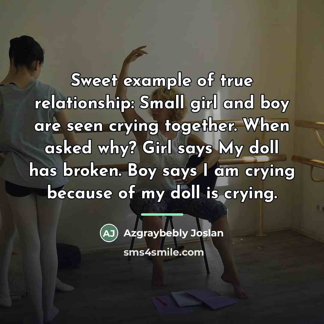 “Sweet example of true relationship: Small girl and boy are…” quote by Azgraybebly Joslan
