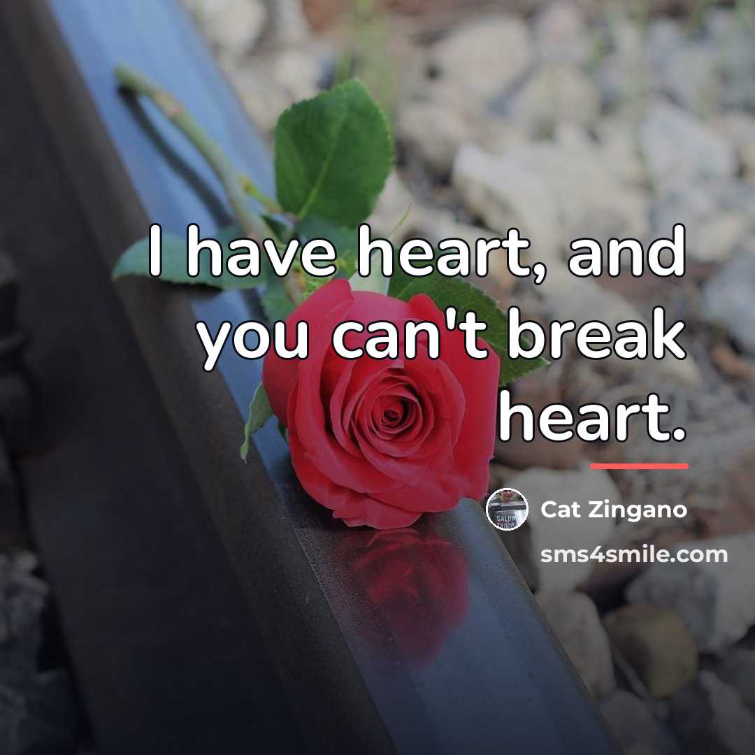 “I have heart, and you can't break heart.…” quote by Cat Zingano