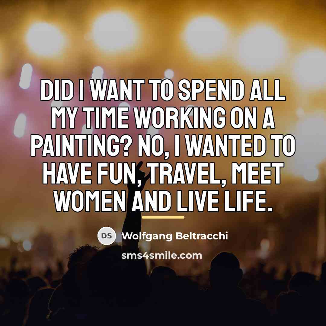 “Did I want to spend all my time working on…” quote by Wolfgang Beltracchi