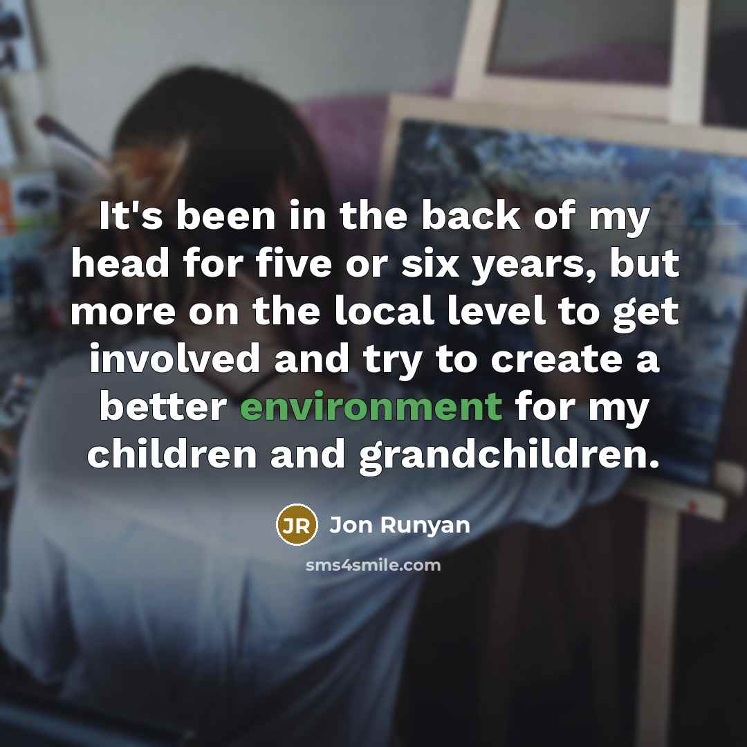 “It's been in the back of my head for five…” quote by Jon Runyan