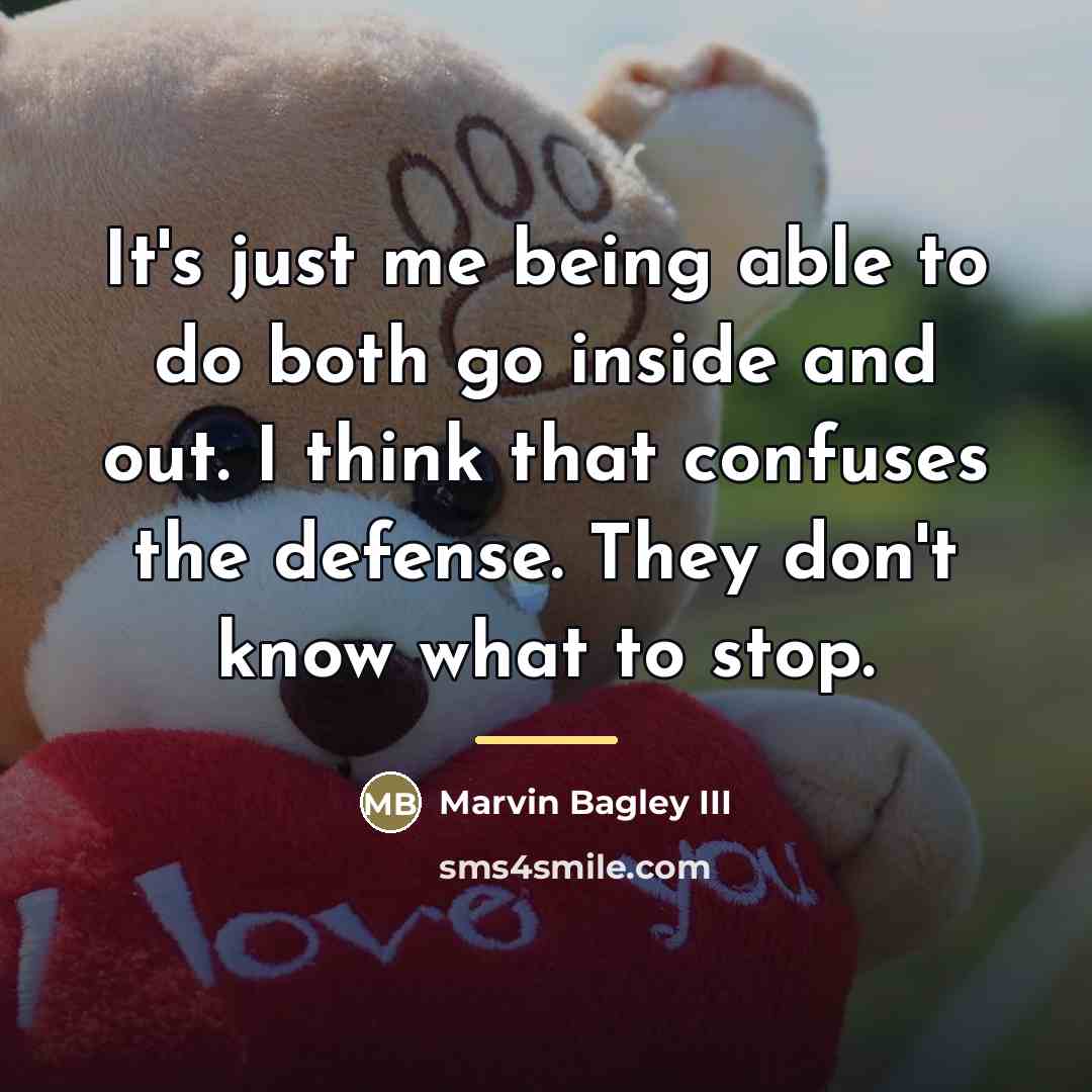 “It's just me being able to do both go inside…” quote by Marvin Bagley III