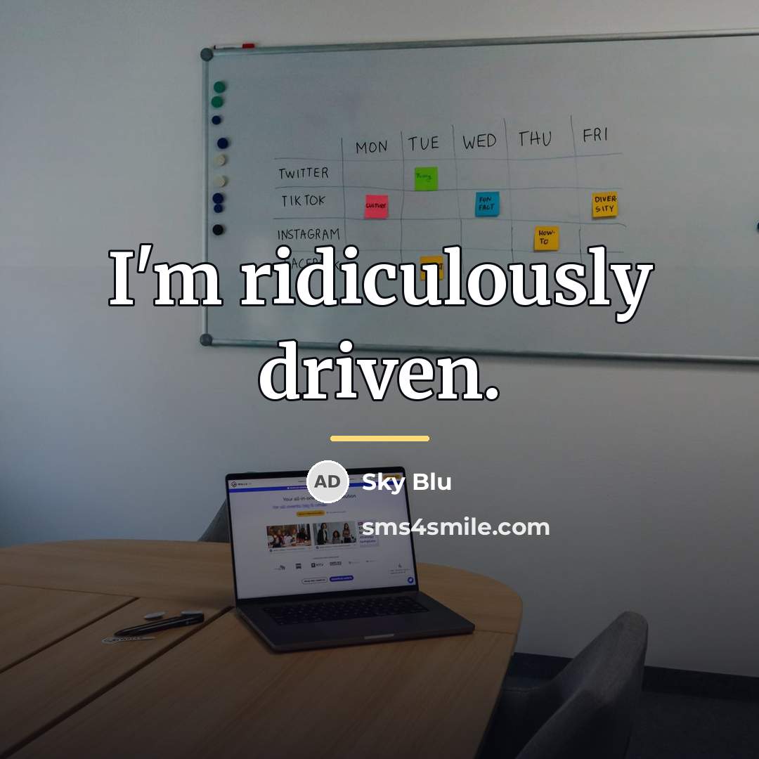 “I'm ridiculously driven.…” quote by Sky Blu