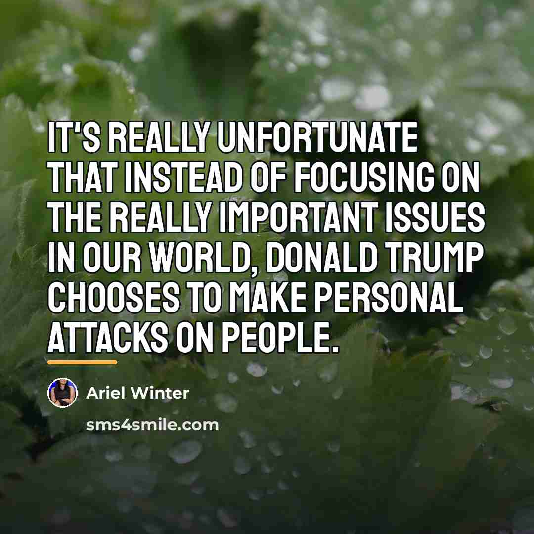 “It's really unfortunate that instead of focusing on the really…” quote by Ariel Winter