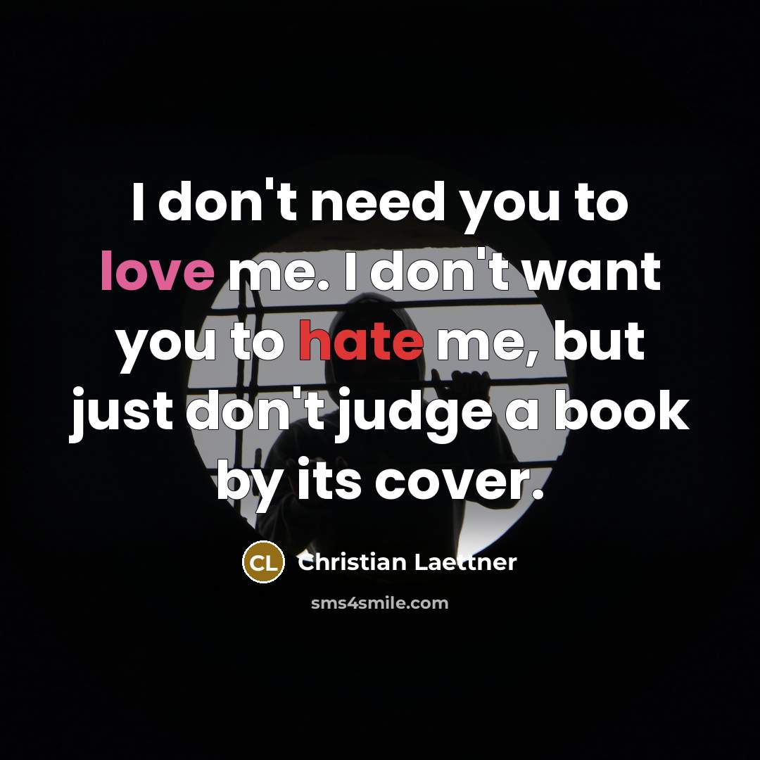 “I don't need you to love me. I don't want…” quote by Christian Laettner