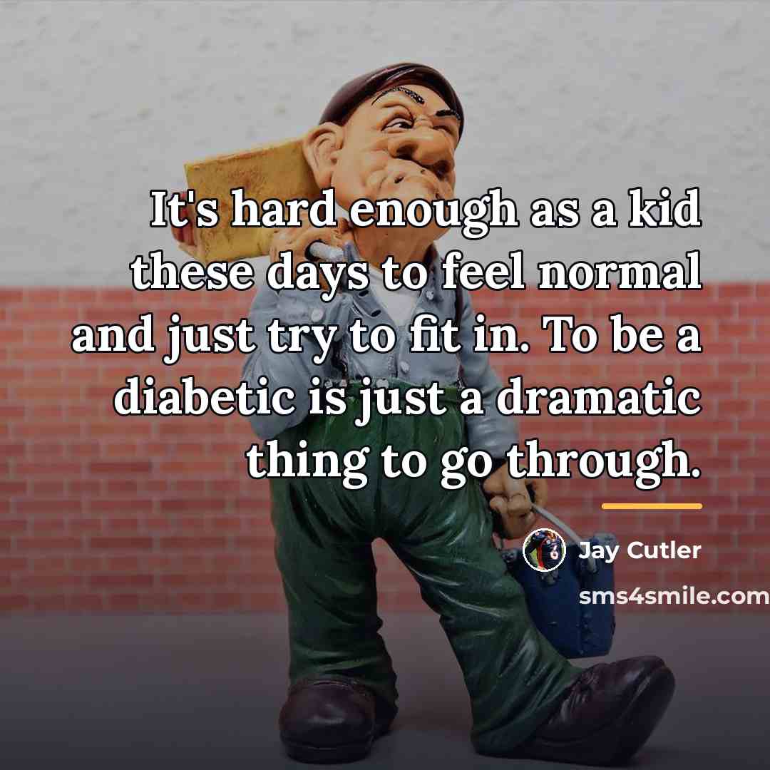“It's hard enough as a kid these days to feel…” quote by Jay Cutler