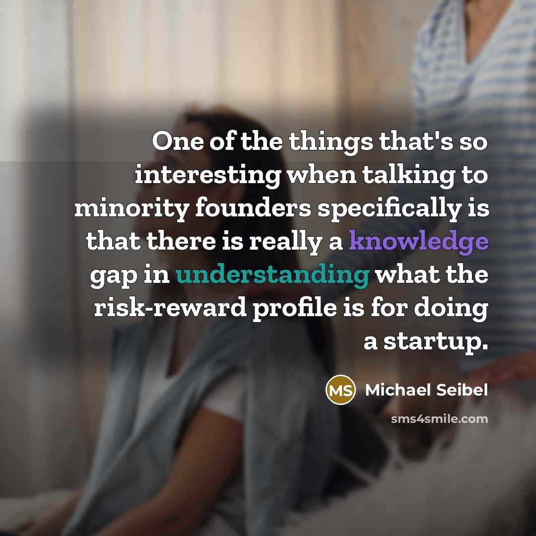 “One of the things that's so interesting when talking to…” quote by Michael Seibel