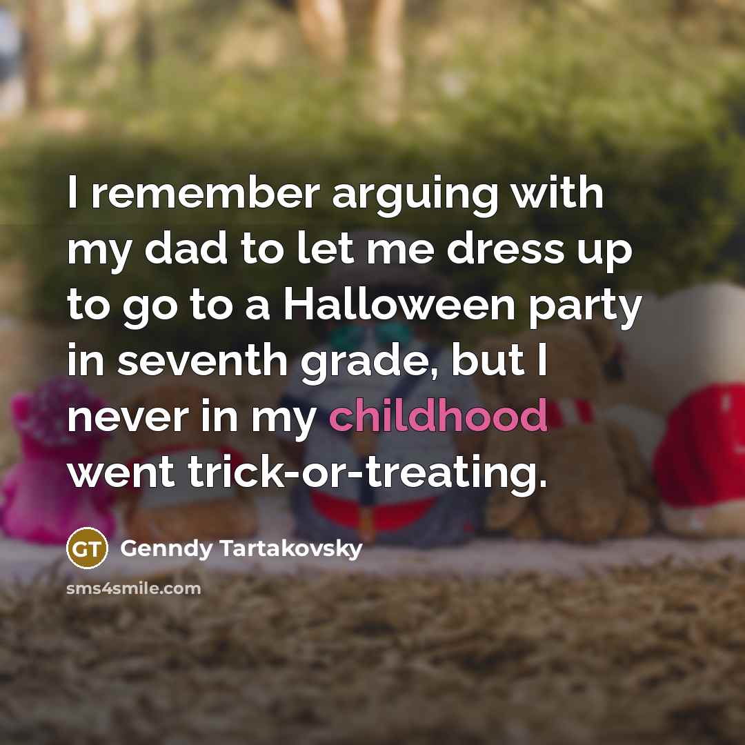 “I remember arguing with my dad to let me dress…” quote by Genndy Tartakovsky