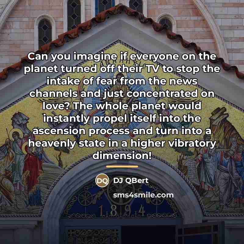 “Can you imagine if everyone on the planet turned off…” quote by DJ QBert