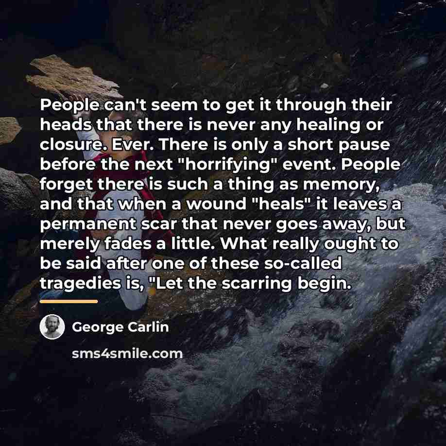 “People can't seem to get it through their heads that…” quote by George Carlin