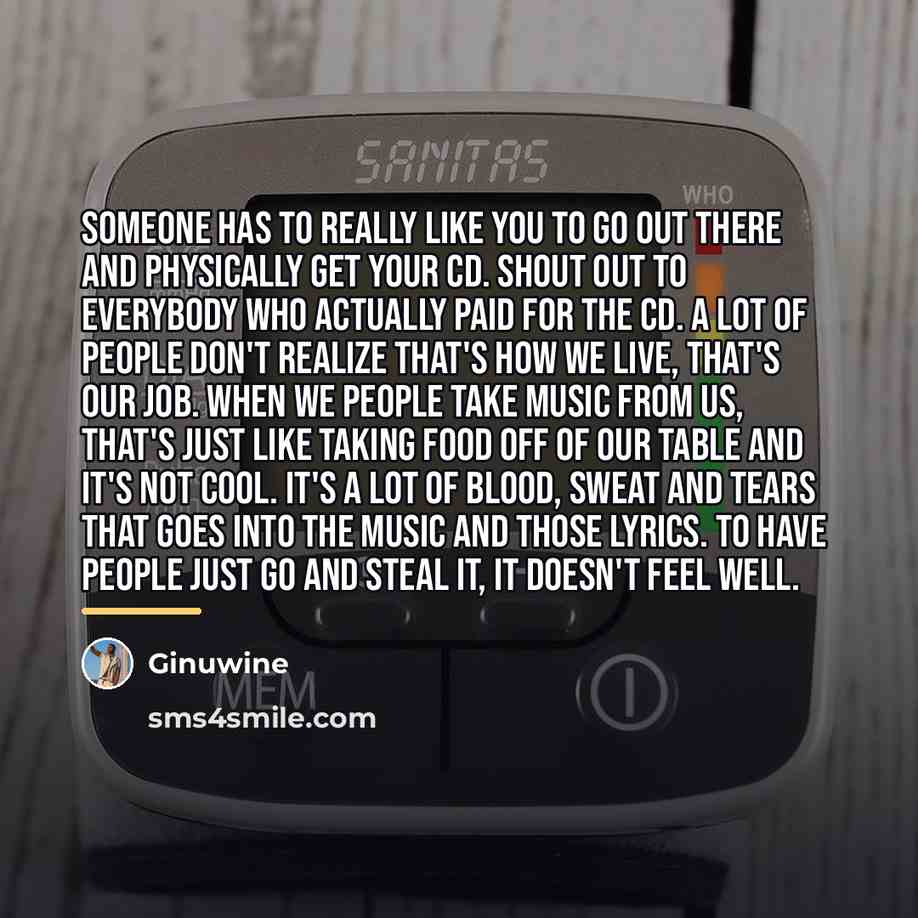 “Someone has to really like you to go out there…” quote by Ginuwine