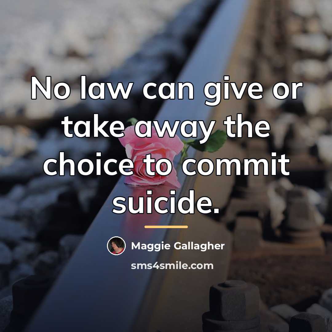 “No law can give or take away the choice to…” quote by Maggie Gallagher