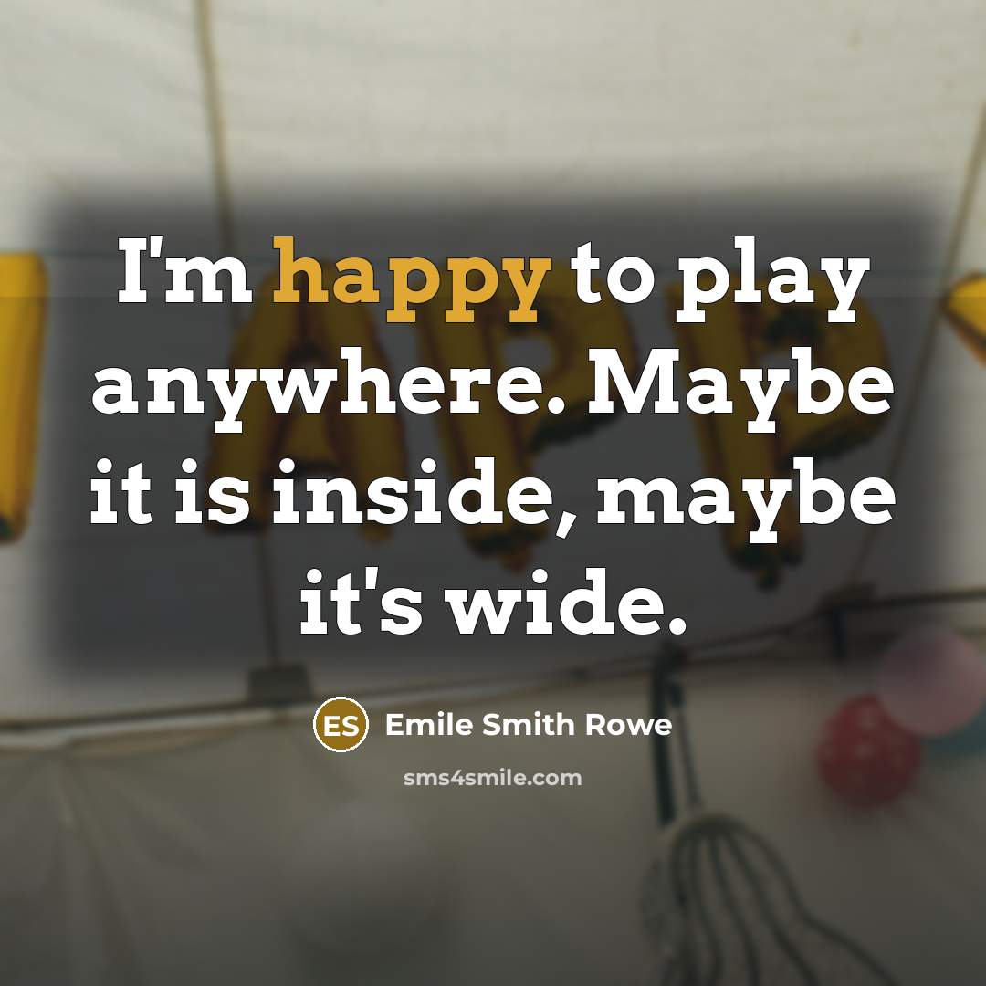 “I'm happy to play anywhere. Maybe it is inside, maybe…” quote by Emile Smith Rowe