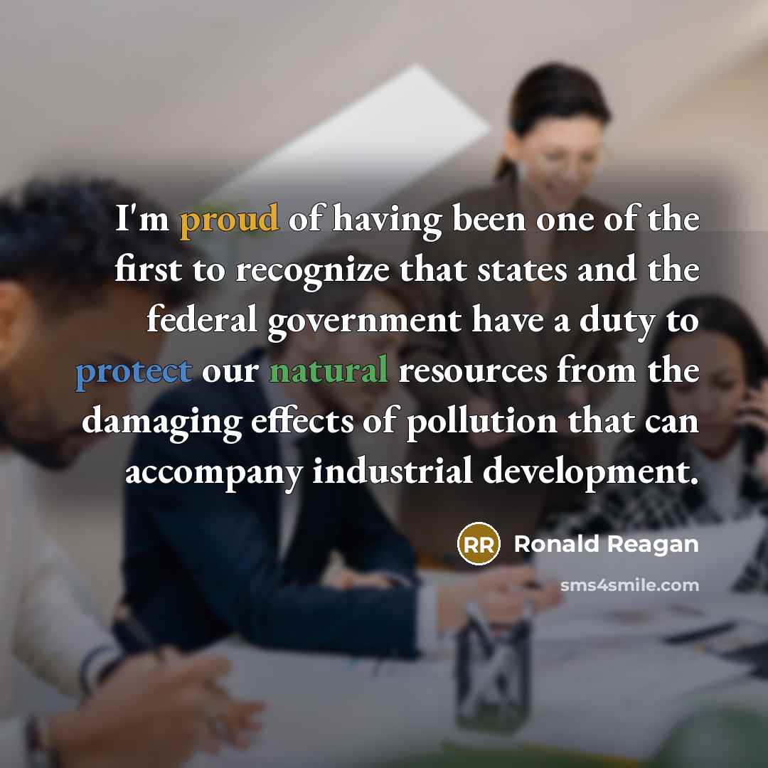 “I'm proud of having been one of the first to…” quote by Ronald Reagan