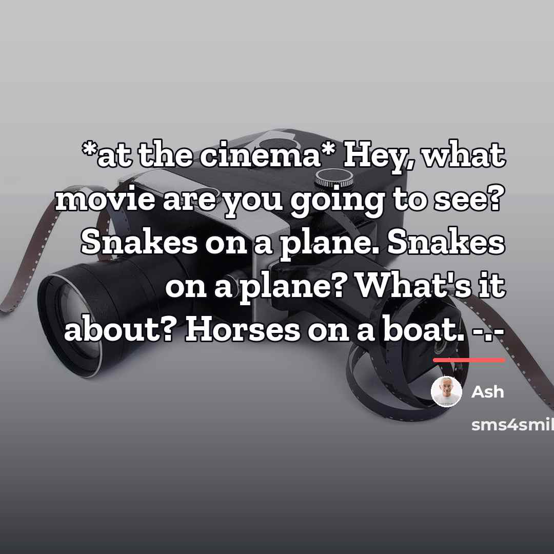 “*at the cinema* Hey, what movie are you going to…” quote by Ash