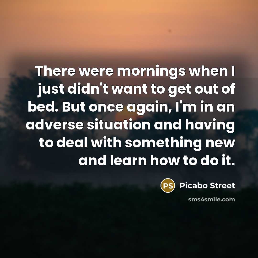 “There were mornings when I just didn't want to get…” quote by Picabo Street