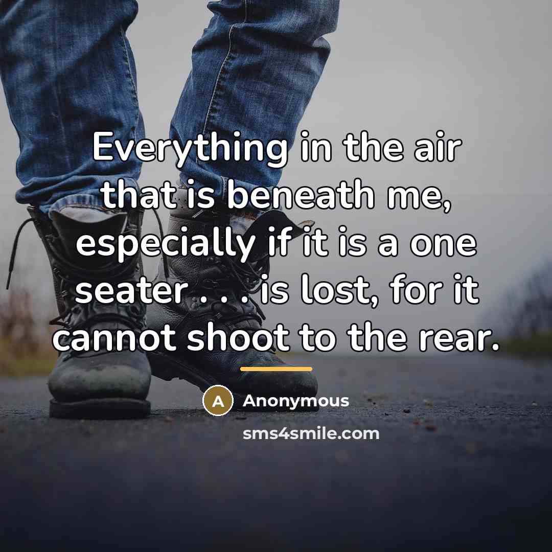“Everything in the air that is beneath me, especially if…” quote by Anonymous