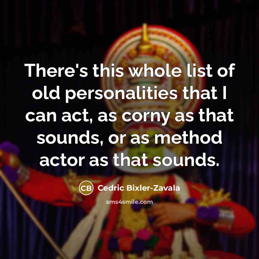 “There's this whole list of old personalities that I can…” quote by Cedric Bixler-Zavala