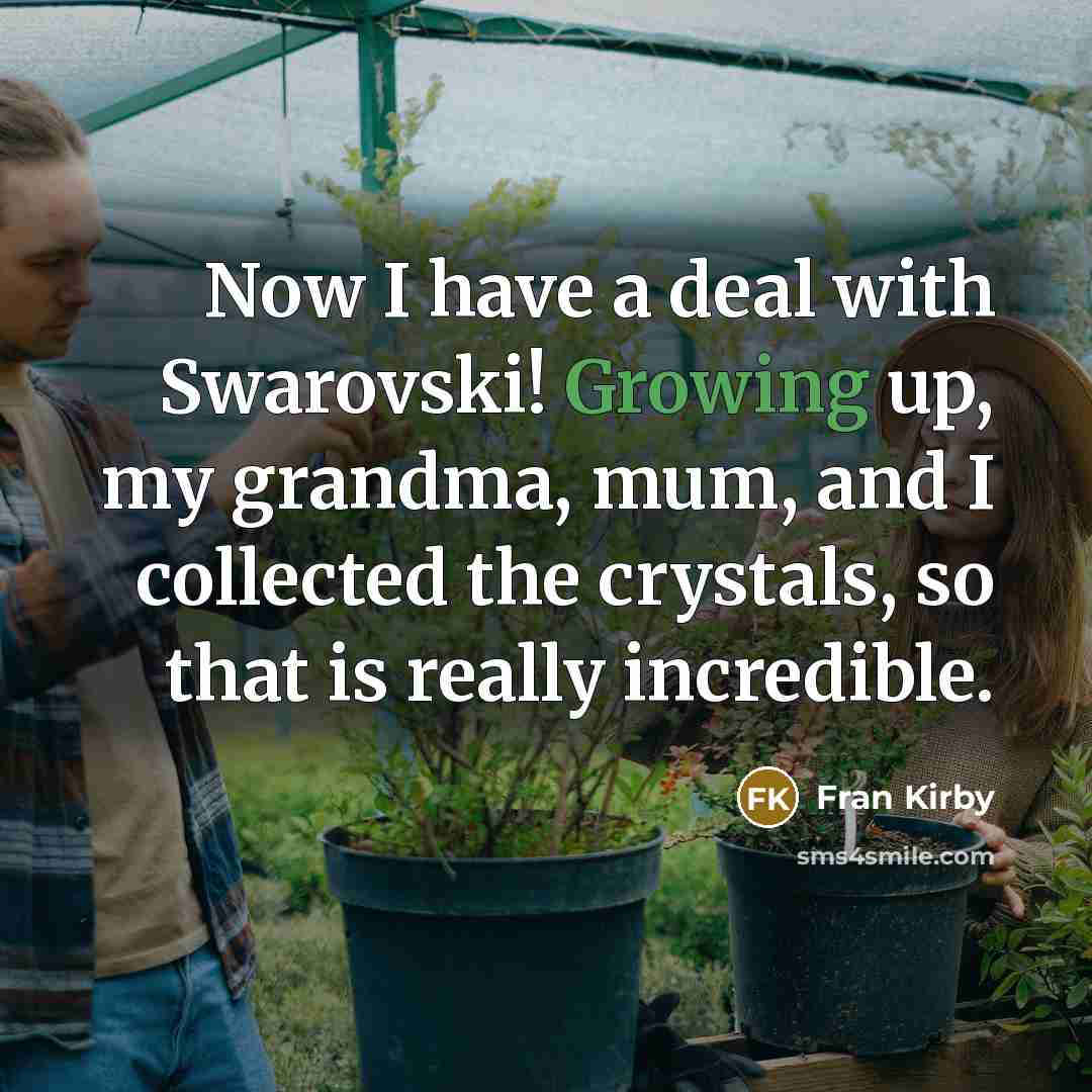 “Now I have a deal with Swarovski! Growing up, my…” quote by Fran Kirby
