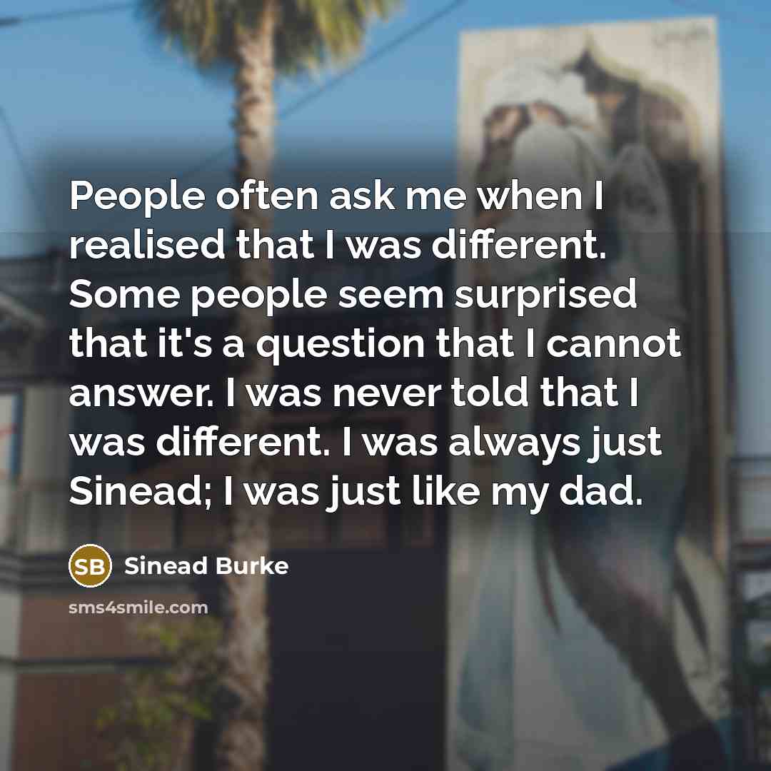 “People often ask me when I realised that I was…” quote by Sinead Burke