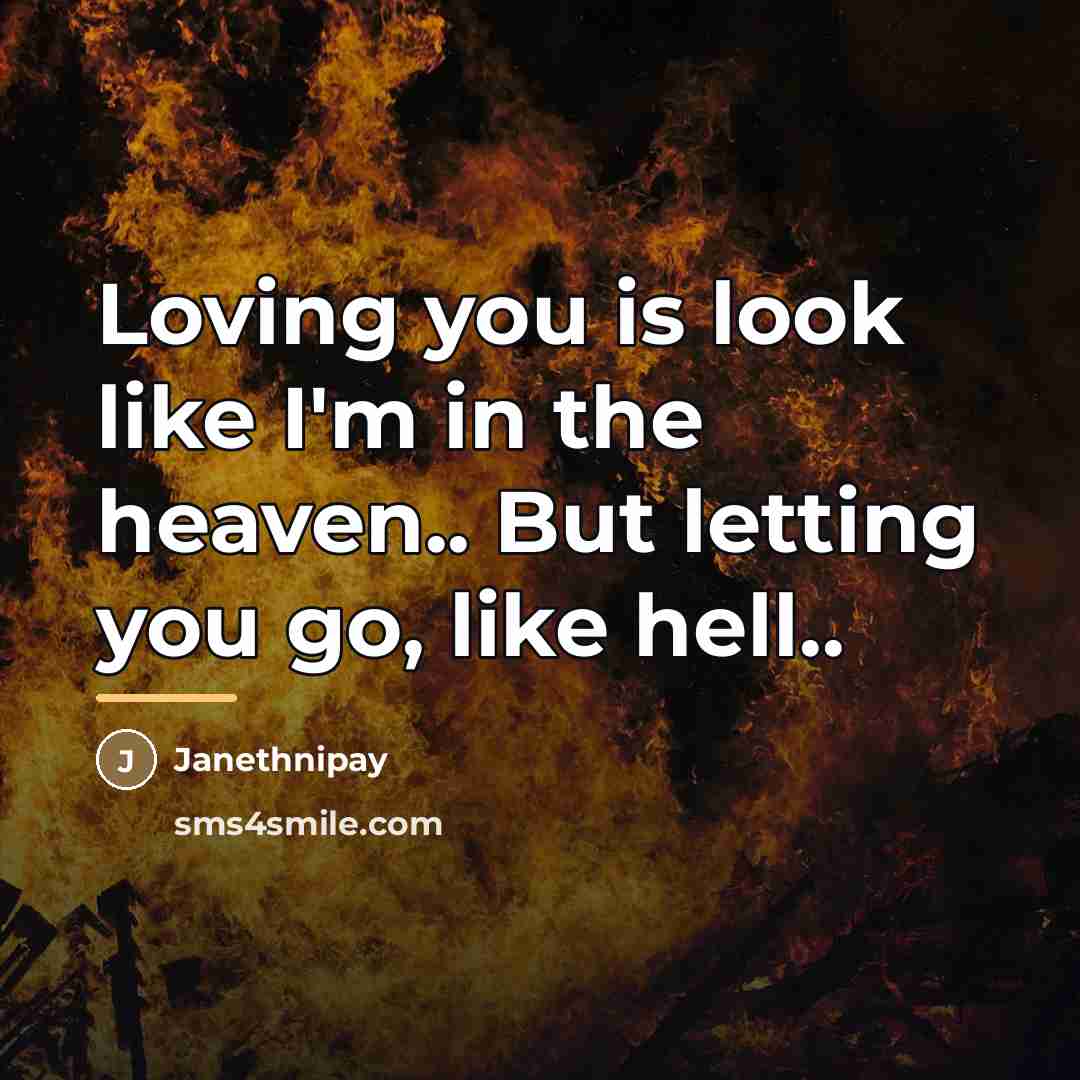 “Loving you is look like I'm in the heaven.. But…” quote by Janethnipay