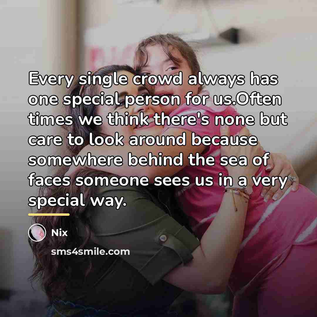 “Every single crowd always has one special person for us.Often…” quote by Nix