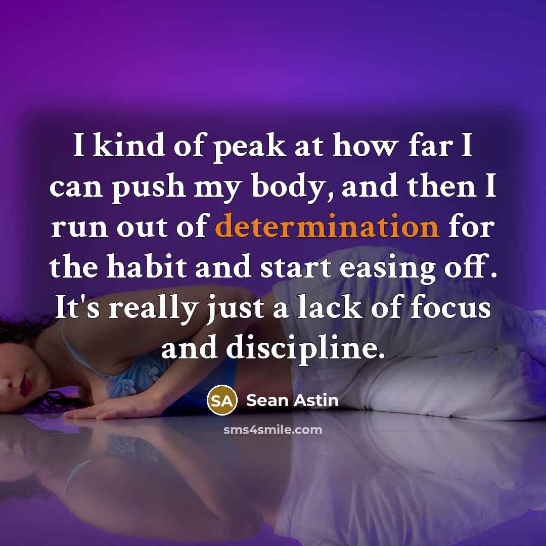 “I kind of peak at how far I can push…” quote by Sean Astin