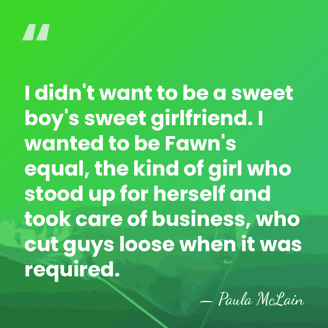 I didn't want to be a sweet boy's sweet girlfriend. I wanted&hellip; - Paula McLain