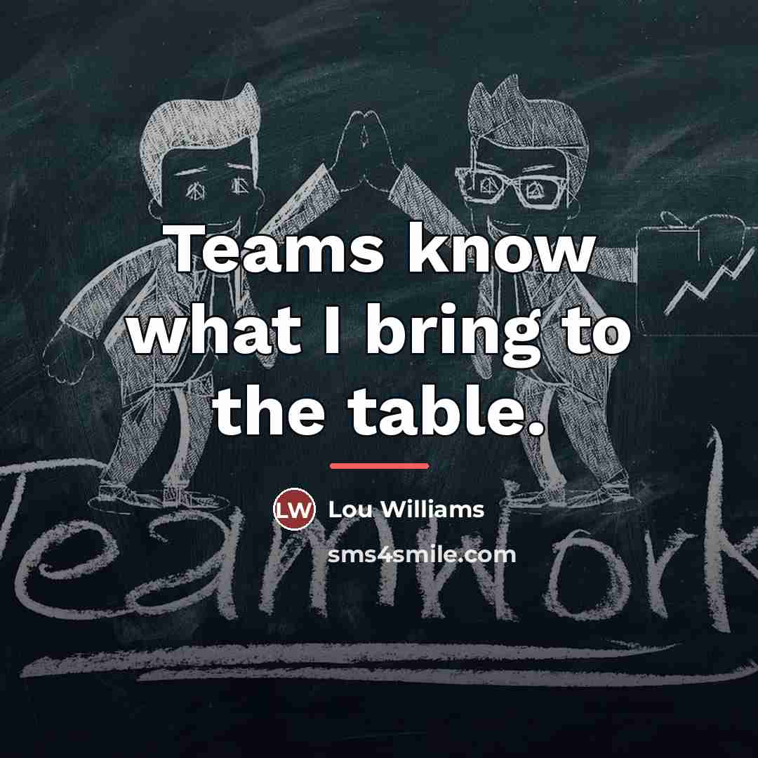 “Teams know what I bring to the table.…” quote by Lou Williams