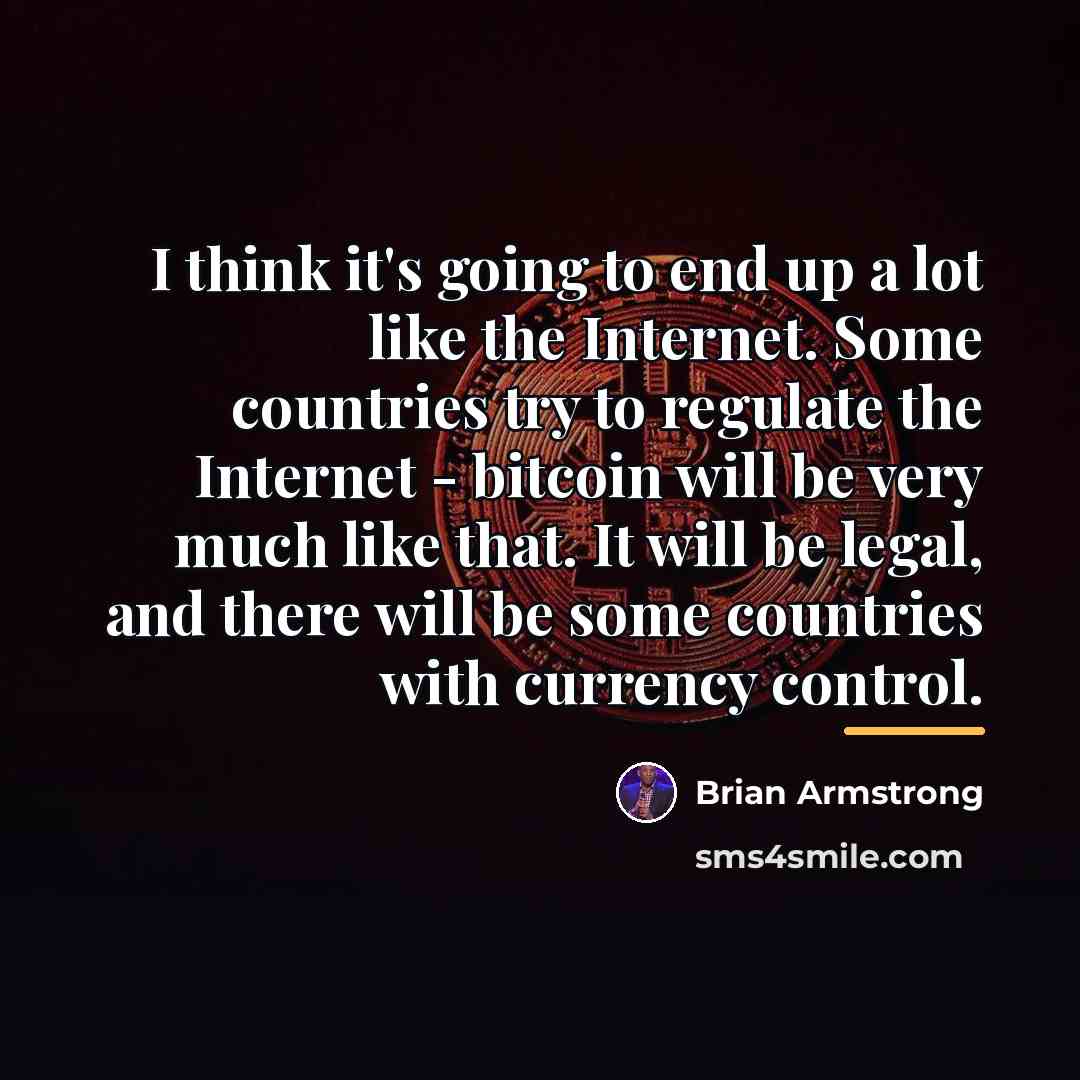 “I think it's going to end up a lot like…” quote by Brian Armstrong