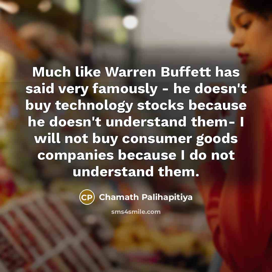 “Much like Warren Buffett has said very famously - he…” quote by Chamath Palihapitiya