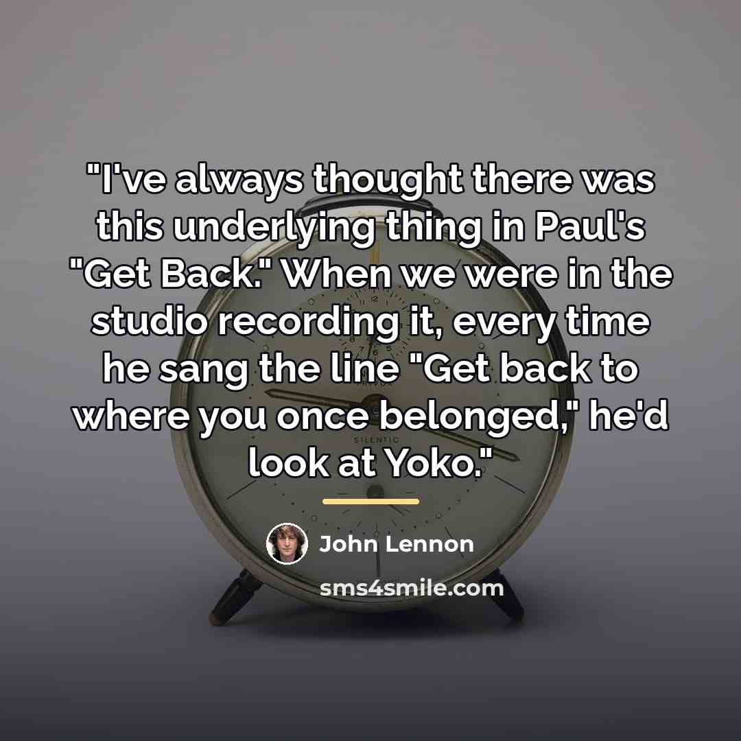 “"I've always thought there was this underlying thing in Paul's…” quote by John Lennon