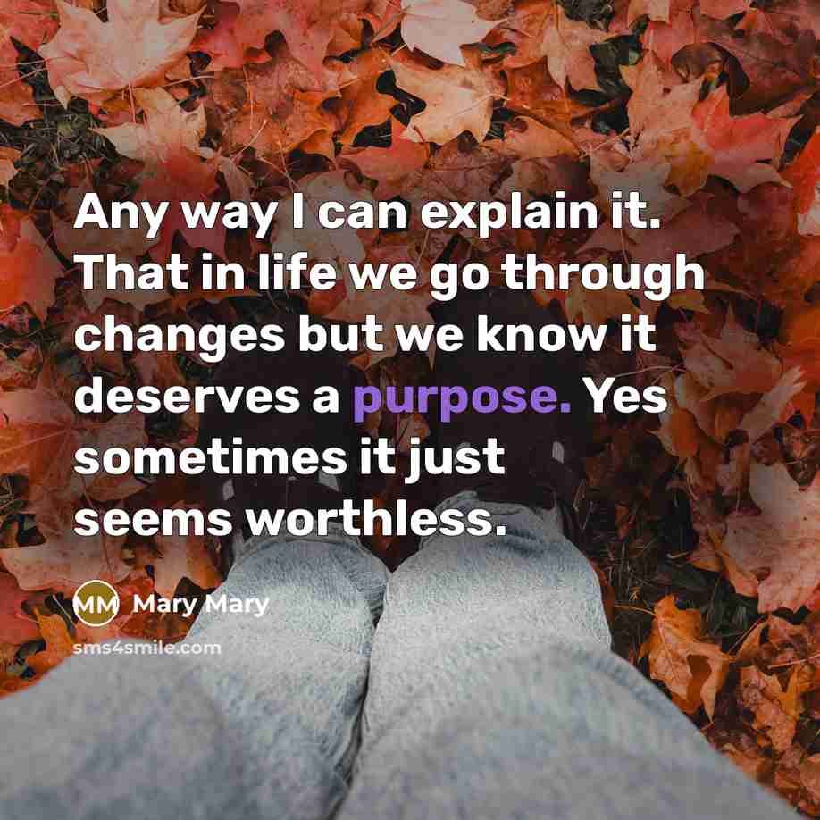 “Any way I can explain it. That in life we…” quote by Mary Mary