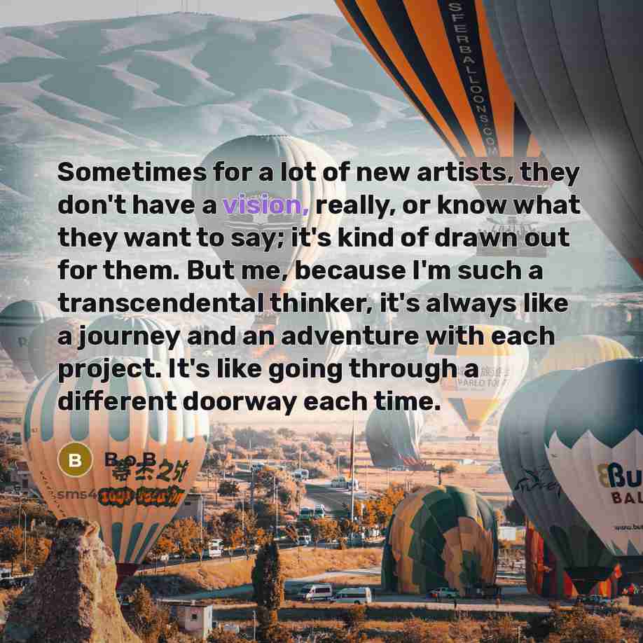 “Sometimes for a lot of new artists, they don't have…” quote by B.o.B