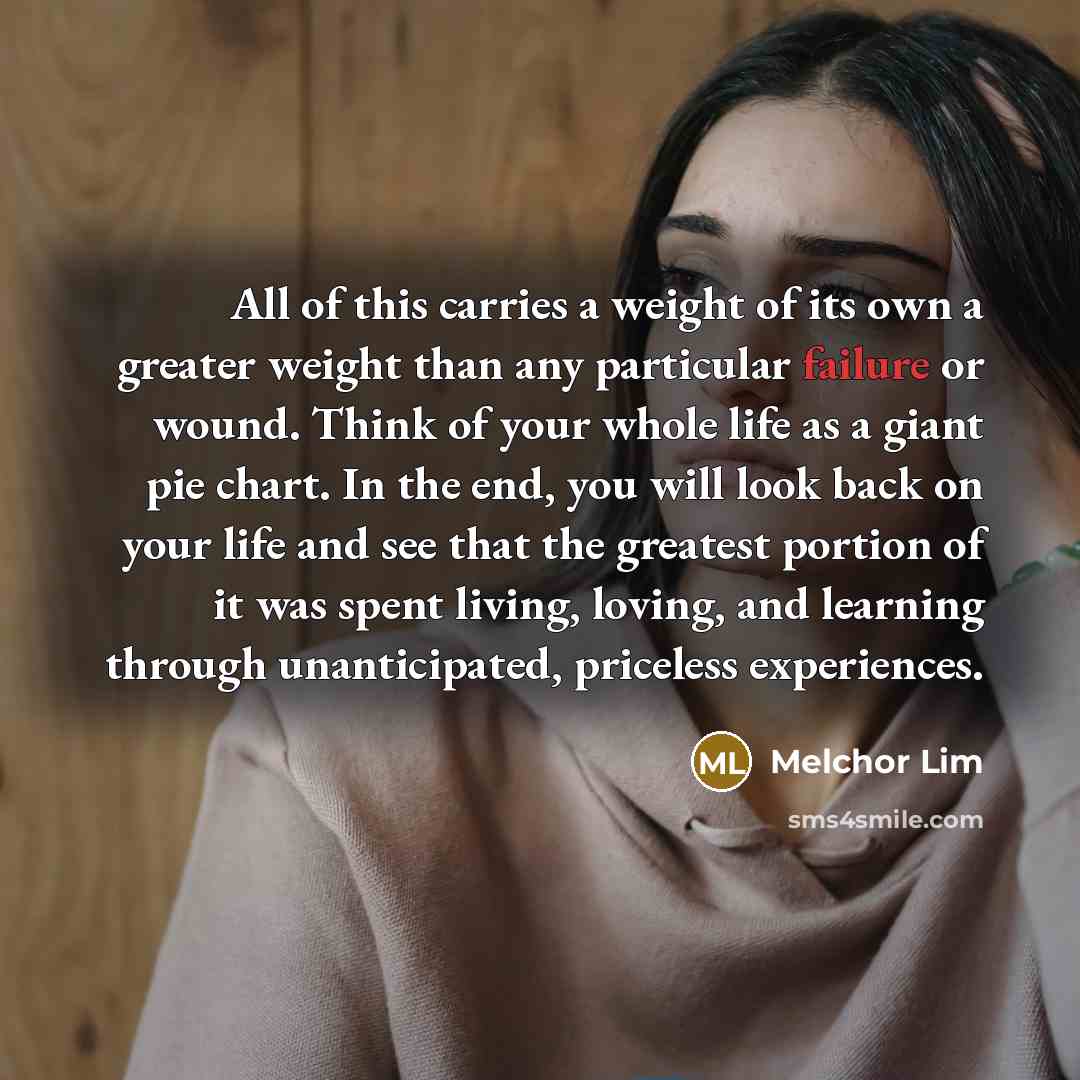 “All of this carries a weight of its own a…” quote by Melchor Lim