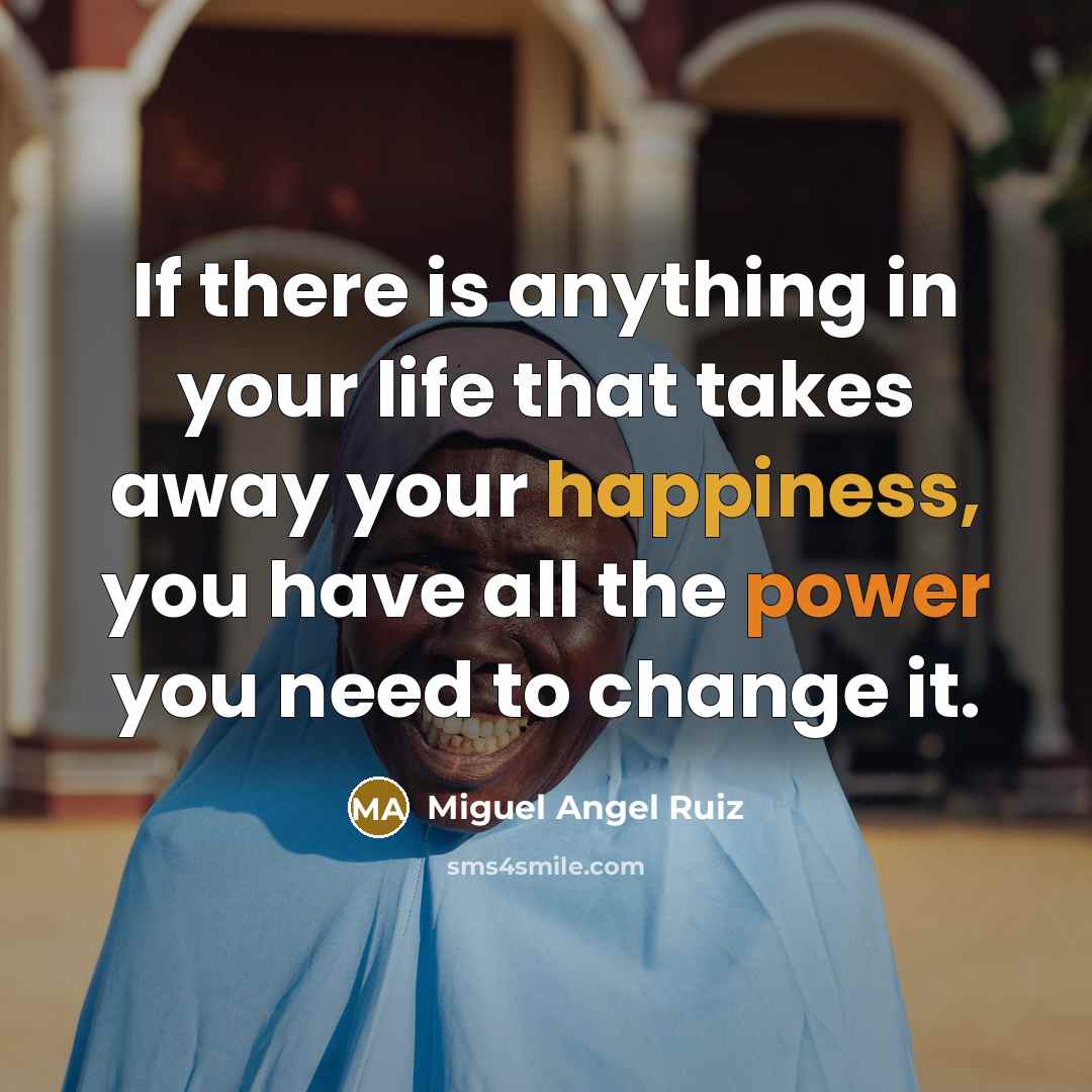 “If there is anything in your life that takes away…” quote by Miguel Angel Ruiz