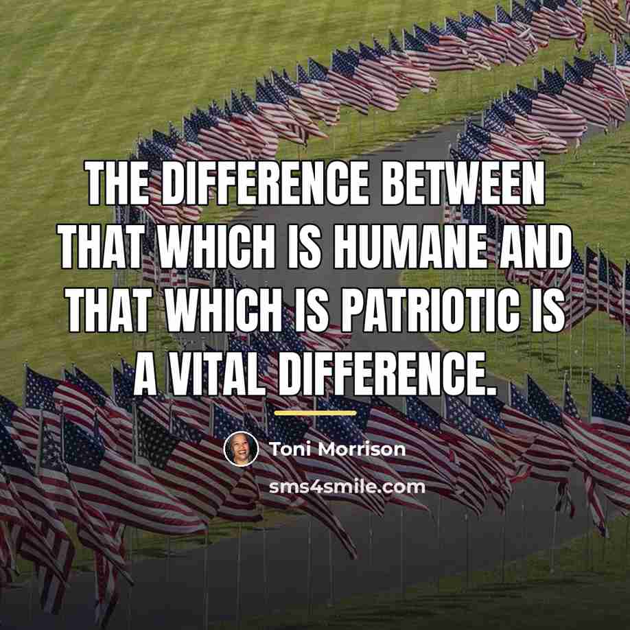 “The difference between that which is humane and that which…” quote by Toni Morrison