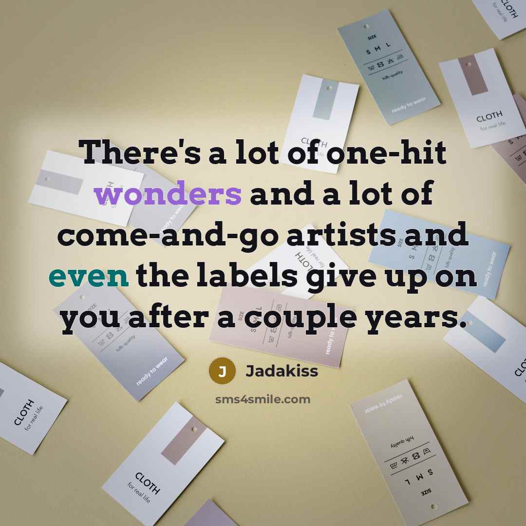 “There's a lot of one-hit wonders and a lot of…” quote by Jadakiss