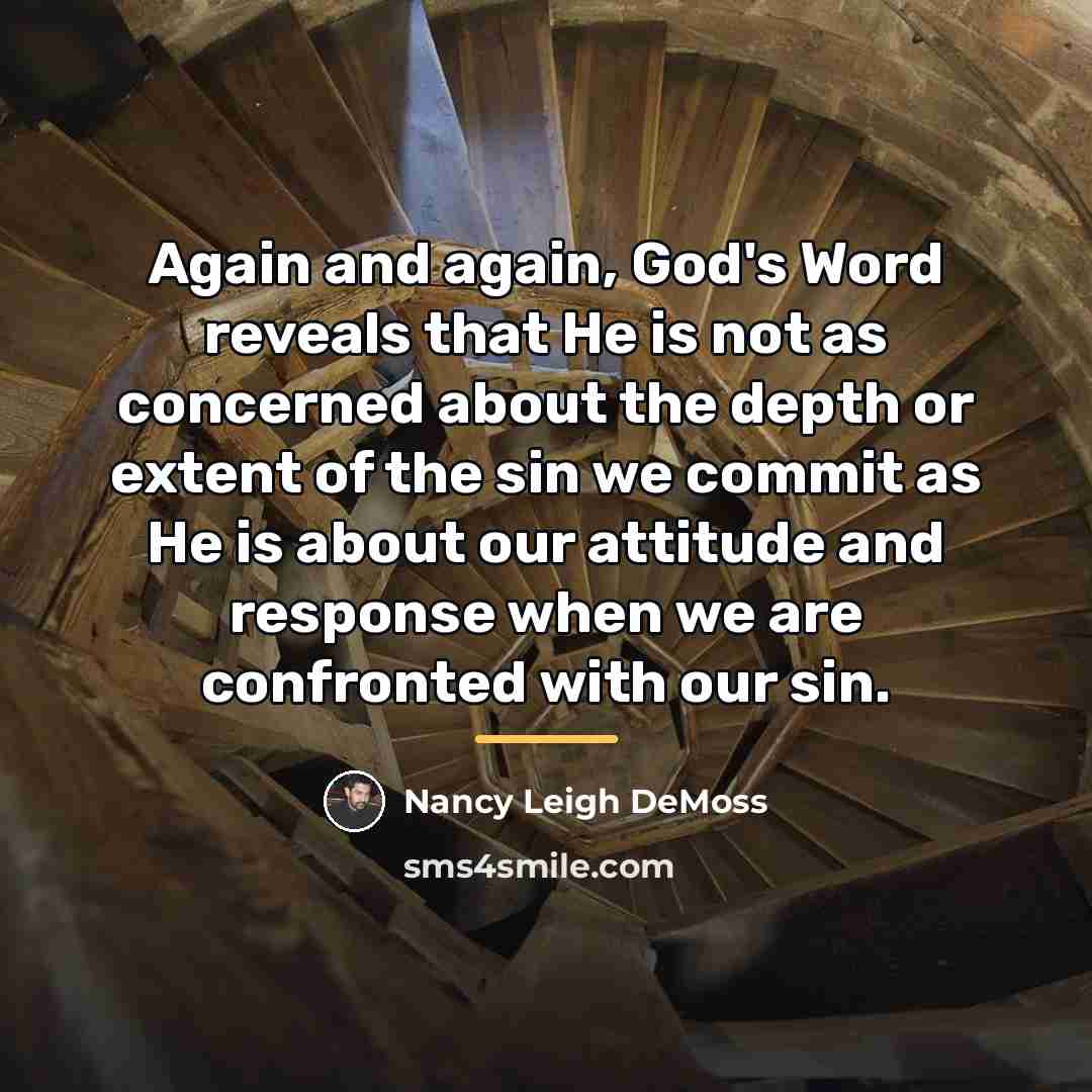 “Again and again, God's Word reveals that He is not…” quote by Nancy Leigh DeMoss
