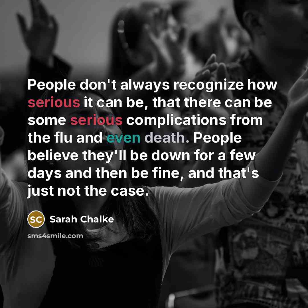 “People don't always recognize how serious it can be, that…” quote by Sarah Chalke
