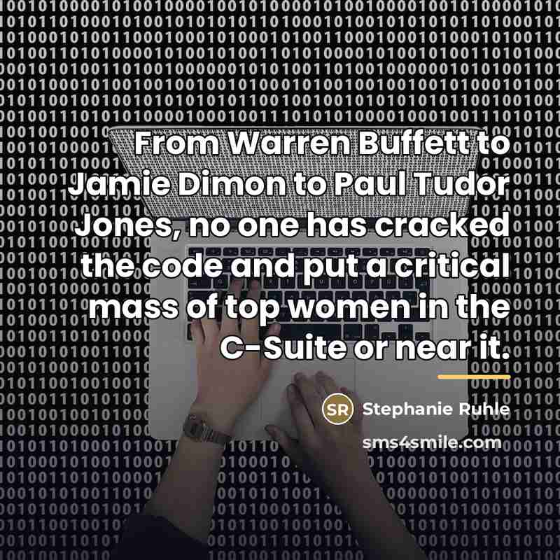 “From Warren Buffett to Jamie Dimon to Paul Tudor Jones,…” quote by Stephanie Ruhle